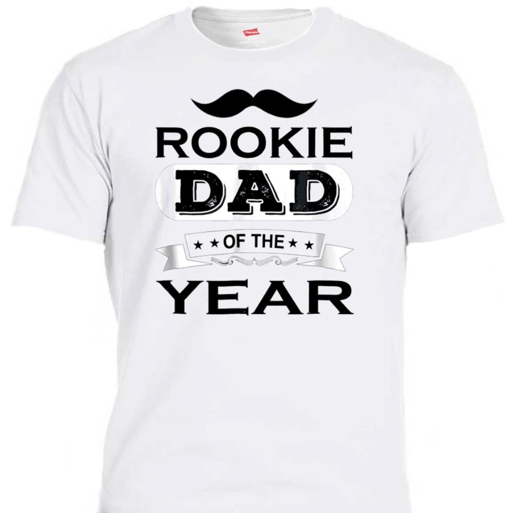 ROOKIE DAD OF THE YEAR, NEW DAD TEE T-2024